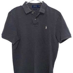 🏇Polo Ralph Lauren Medium. Binchotan Charcoal color 100% cotton Great condition